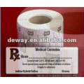 Packaging Label For Custom Sticker High Quality Label Printer Sticker Medical Prescription Rx Labels Sticker